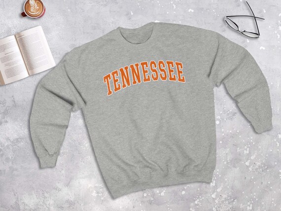 Vintage Tennessee College Style Sweatshirt, Distressed Style Tennessee Sweater (Unisex)