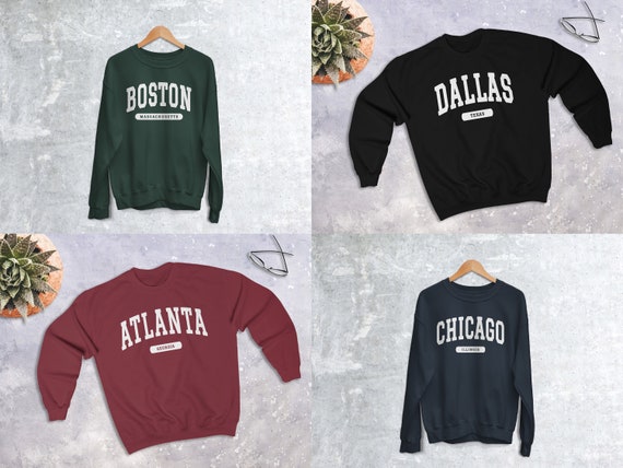 Custom Personalized College Sweatshirt - Etsy Custom Personalized College Sweatshirt - Etsy