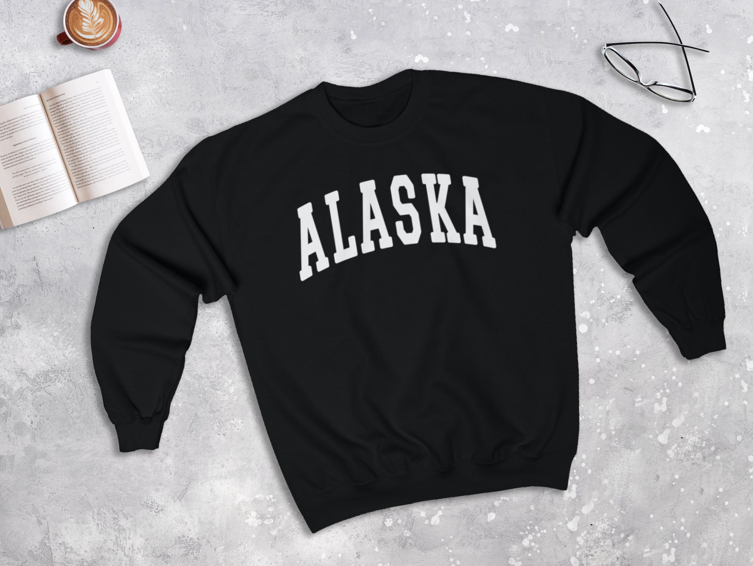 Alaska College Style Sweatshirt Alaska Sweater Unisex | Etsy
