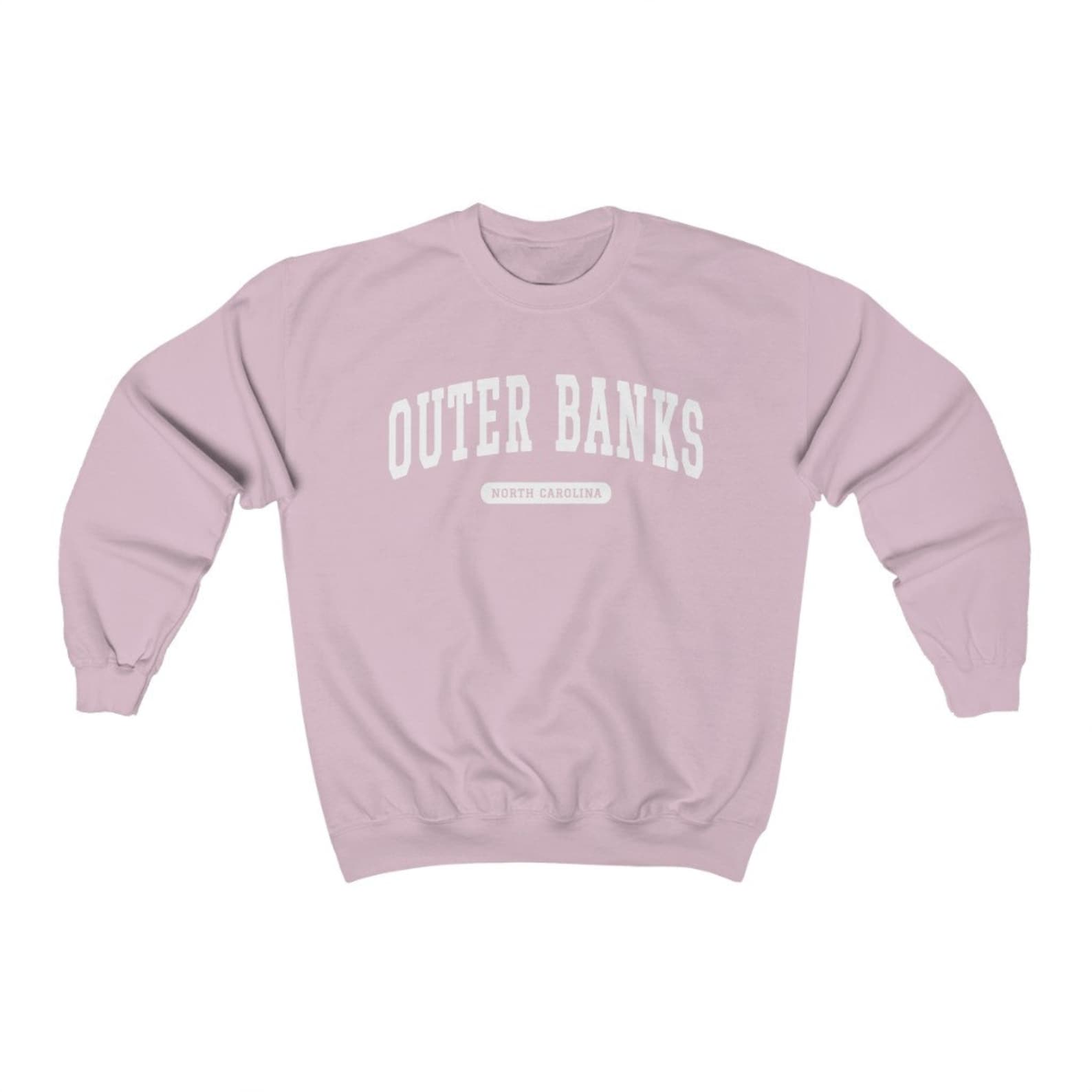 Outer Banks North Carolina College Style Sweatshirt - Etsy