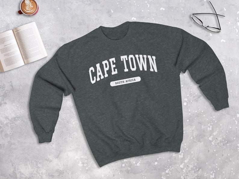 Cape Town South Africa College Style Sweatshirt image 1