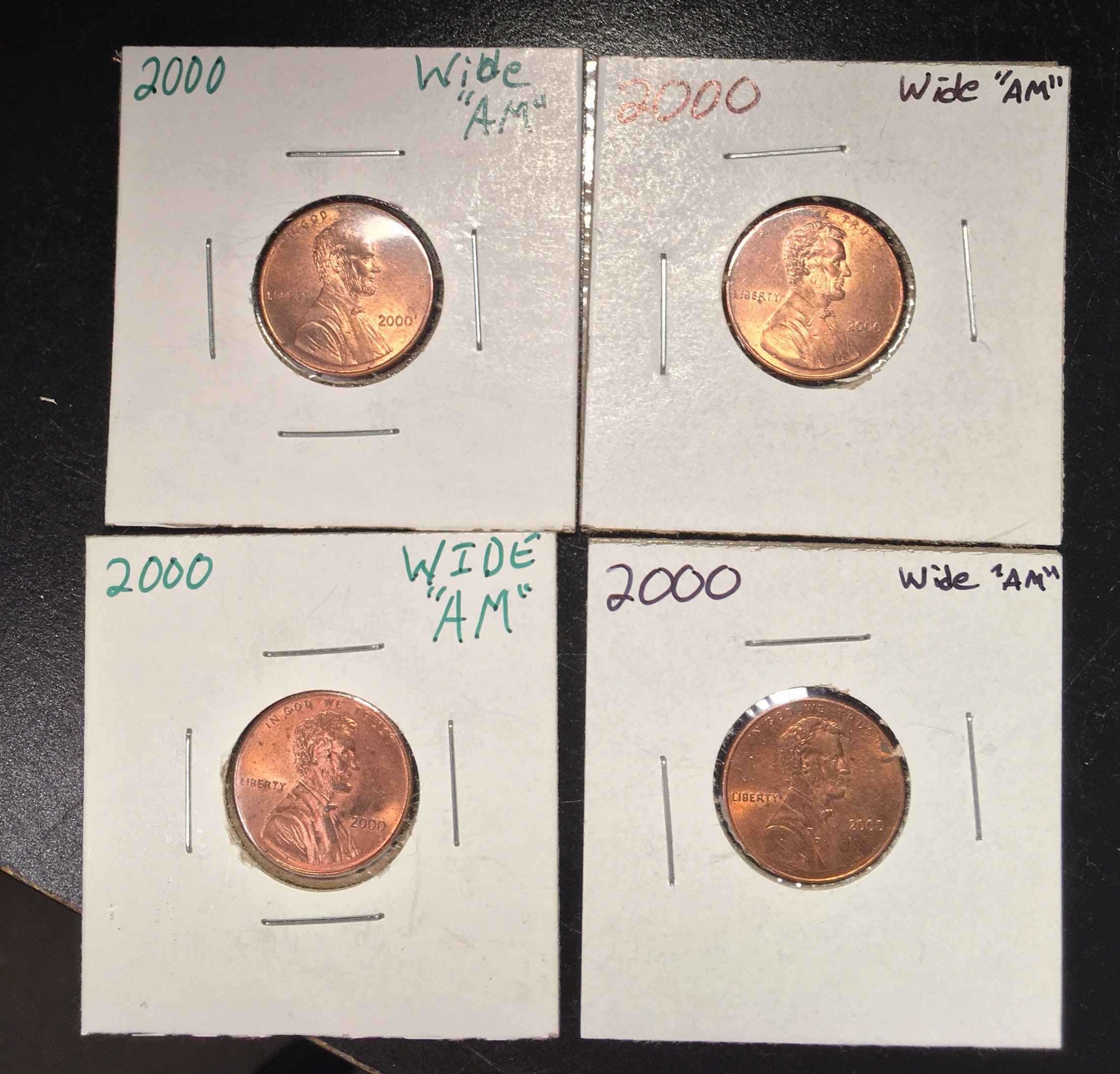 ONE 2000 Wide AM penny variety Etsy