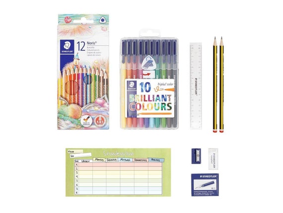 New Style 8 In 1 Small Pen Box Containing 5 Pencils 1 Eraser And 1 Ruler  Suitable For Children As School Gifts Or Birthday Gifts