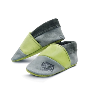 Crawling slippers fire brigade | Children&#39;s shoes baby and child | Crawling shoes boy | ORGANIC leather | soft first-walking shoes boy | Finkes | Slippers