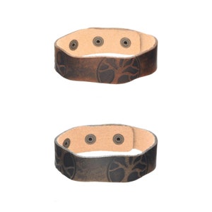 THEWO leather bracelet flower of life made of leather for women bracelet accessory women&#39;s bracelet Made in Germany