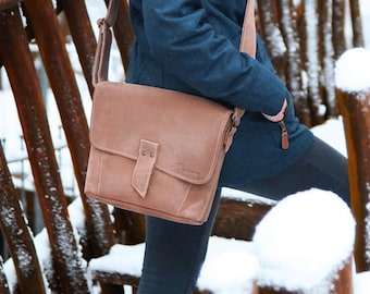 Handbag "Venice" made of leather for women Shopper Shoulder Bag Crossbody Bag Made in Germany