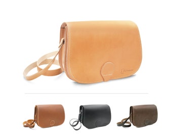 Handbag &quot;Amsterdam&quot; made of leather for women Shoulder bag Leather bag Saddle bag Made in Germany