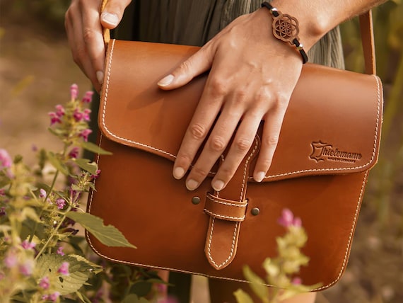 Leather Handbag Shoulder Bag Gift for Women Best Friend Mom