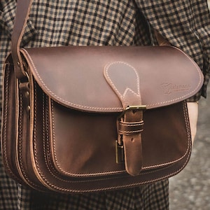 Handtasche | Schultertasche | Shopper | Crossbody-Tragetasche | Umhängetasche perfekt als Geschenk | echtes Leder