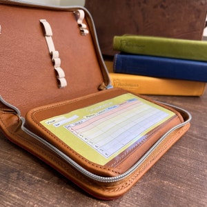 Étui à crayons en cuir | premier jour d'école | Cadeau pour les écoliers | étui à stylo rempli | Stylos organisateurs | "Toronto"