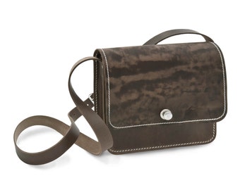 Handbag "Rimini" made of leather shoulder bag leather bag for women & men brown Made in Germany