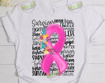 Survivor Ribbon Shirt Breast Cancer