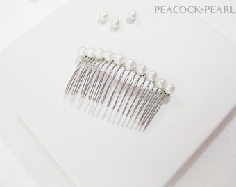 Pearl Hair Comb | Bridal Hair Comb | Wedding Hair Accessory | Bridesmaid Hair Accessory | Something Blue