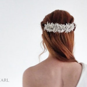 Bridal Headpiece Wedding Head Hair Piece Wedding Hairpiece Bridal Hair Accessory Bridal Hair Vine SAMPLE SALE image 6