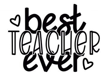 Download Best Teacher Svg Etsy