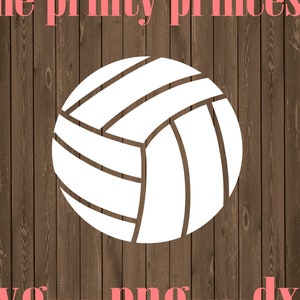 Volleyball svg, volleyball digital svg, png, dxf, cut file cricut silhouette Commercial Use