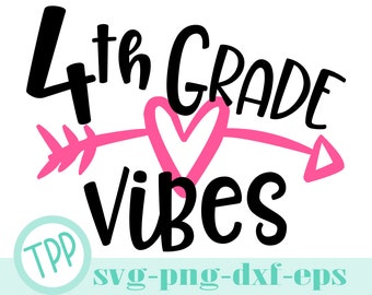 4th Grade Svg Etsy