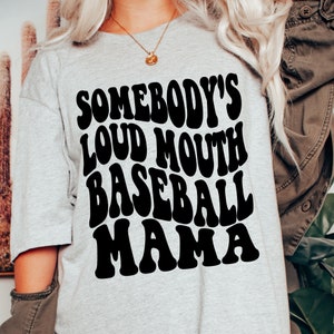 Somebody's Loud Mouth Baseball Mama PNG et SVG par The Printy Princess image 3