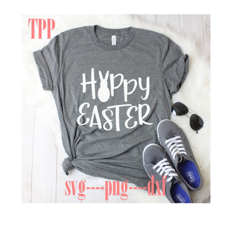 Download Easter svg Hoppy Happy Easter svg bunny png dxf cut file ...