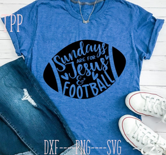 Football Sunday svg, football and Jesus digital svg, png, dxf, cut file cricut silhouette Commercial Use