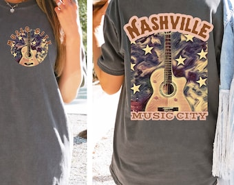 Nashville Sublimation Datei, Country Musik Png, Western PNG, Vintage Cowboy Sublimation Design von Printy Princess