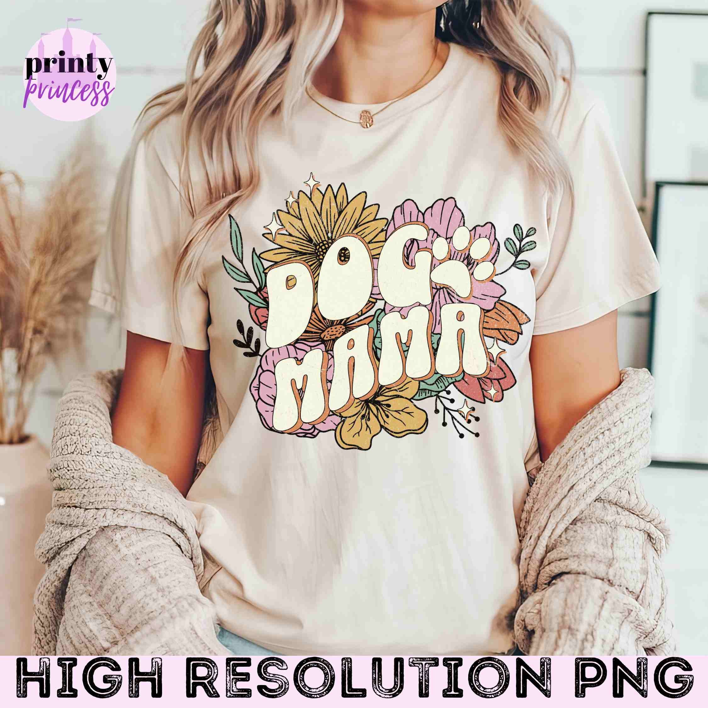 Dog Mama PNG Sublimation Designs, Mom Fur PNG Design, Dog Mama ...