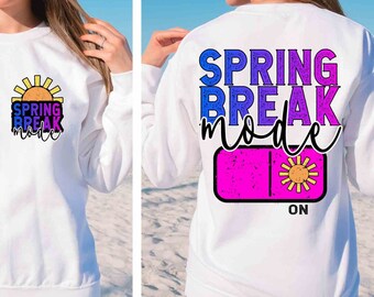 Spring Break png - Beach PNG - Summer Sublimation File - Beach Download - Retro Spring Instant Download - Vacation Sublimation Shirt