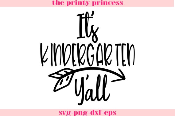 Download Kindergarten Svg Kindergarten Yall Svg Kindergarten Teacher Etsy