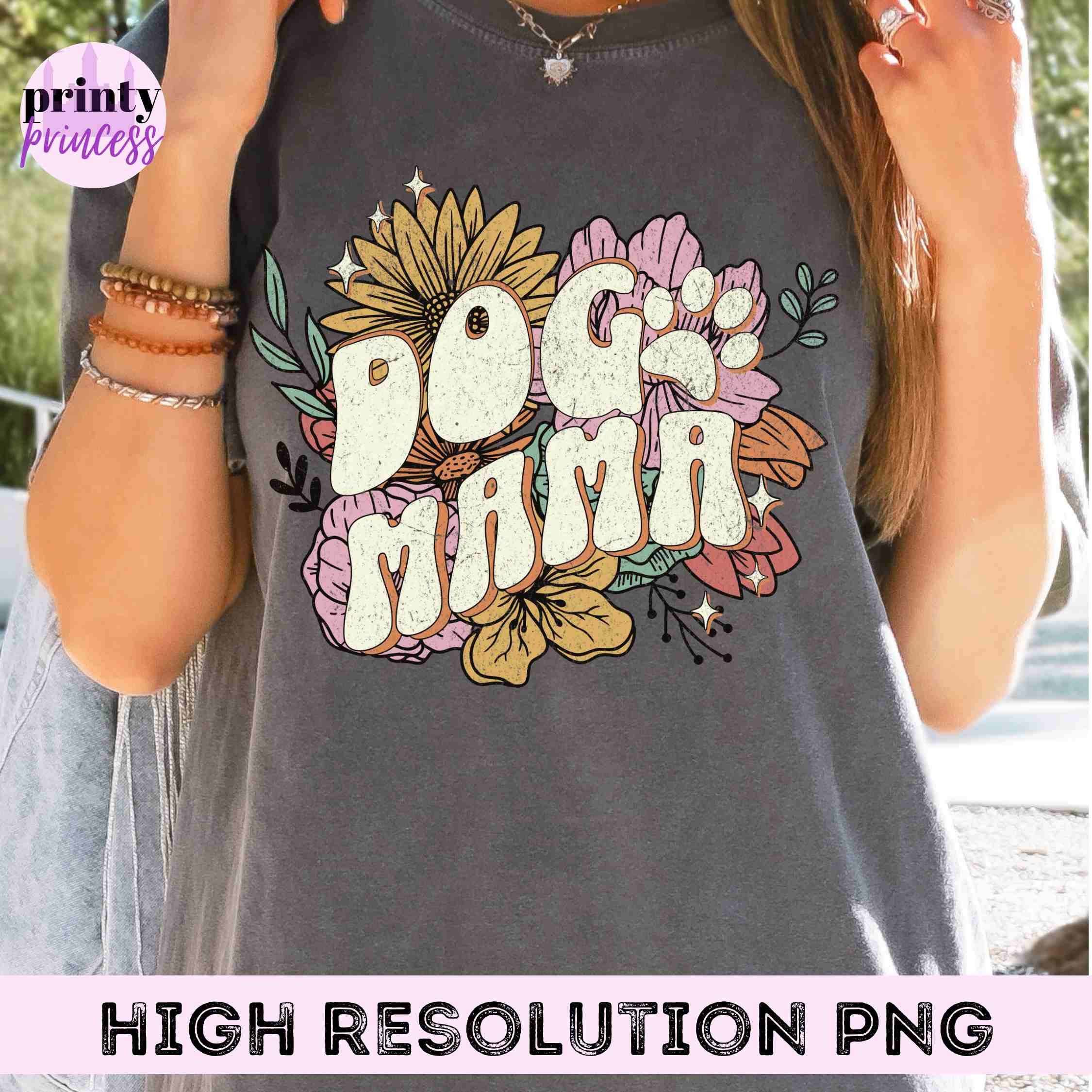 Dog Mama PNG Sublimation Designs, Mom Fur PNG Design, Dog Mama ...