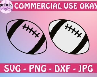 Football SVG, Football Outline svg, Sports svgs, Football cut file, svg, png, dxf, jpg
