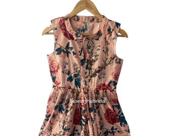 A Block print Dress,Indian Cotton Dress,NooWork,Cotton Indian Dress,Handblock,Print Dress,Indian Block Print,Indian Dress,Hand Print Dress