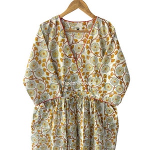 Women Dress Hand Print Dress,Cotton Dress,Block Print Dress,Cotton Block Dress,Women Dress,Floral Summer Dress
