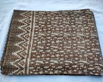 Vintage Kantha Quilt Indian Kantha Quilt Kantha Bedcover Cotton Blanket Gudari