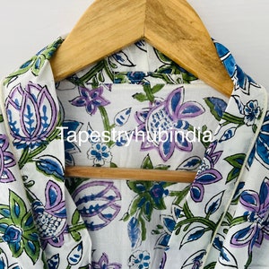 100% Cotton kimono robes, Pure cotton kimono/Cotton kimono/Festival clothing/Kimono kaftan/Oriental kimono/Women’s robe/tapestryhubindia