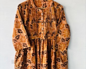 A Block print Dress,Indian Cotton Dress,NooWork,Cotton Indian Dress,Handblock,Print Dress,Indian Block Print,Indian Dress,Hand Print Dress