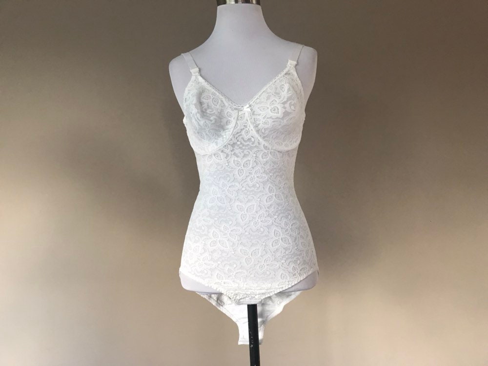 Vintage Shapewear Bodysuit Bali Lace N Smooth Body Shaper Etsy