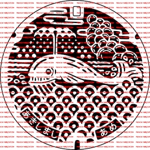 Bundle Of Japanese Manhole Cover Designs #2