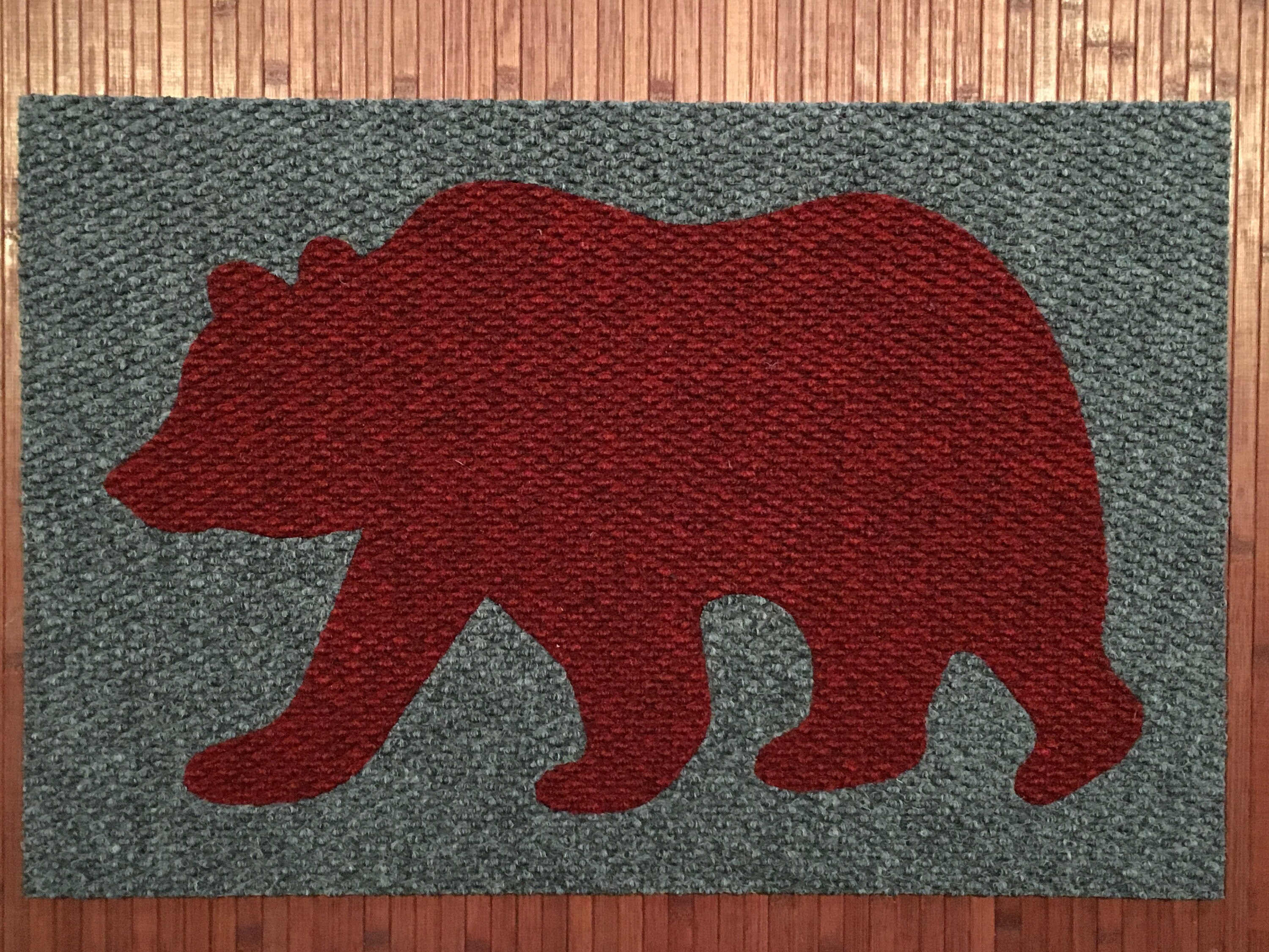 Bear Mat Custom Doormat Indoor / Outdoor Commercial Etsy
