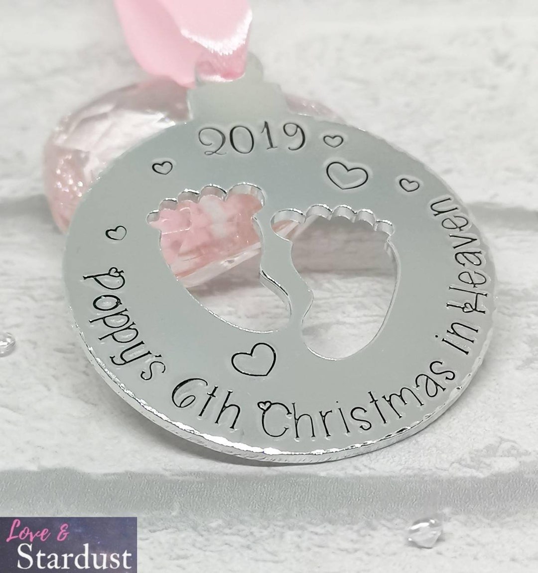 CHRISTMAS in HEAVEN Personalised Memorial Gift Christmas Baby - Etsy UK