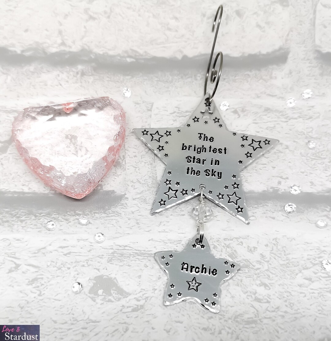 The Brightest Star in the Sky Personalised Memorial Gift Christmas Tree
