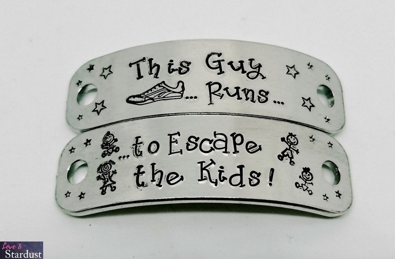 This Guy Runs Trainer Tags, Fun Gift for a Runner, Name can be changed image 3