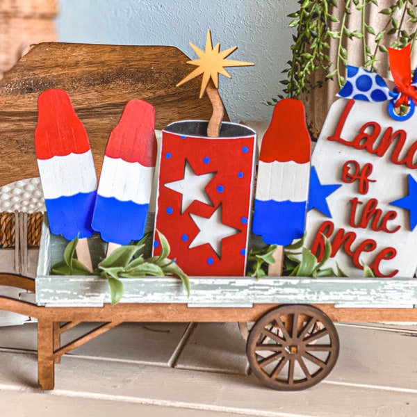4th of july wagon