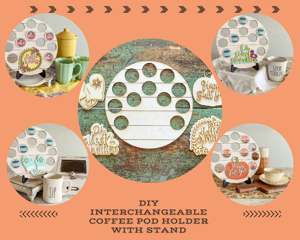 Coffee Pod Holder DIY Interchangeable Coffee Pod Holder With Etsy