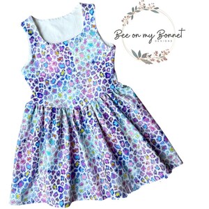 Jungle Jewel Dress size 6 Ready to Ship - Leopard Dress for Girls