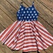 Patriotic Dress | 4th of July Twirly Dress Red White and Blue | Patriotic Sundress | Stars and Stripes Dress 