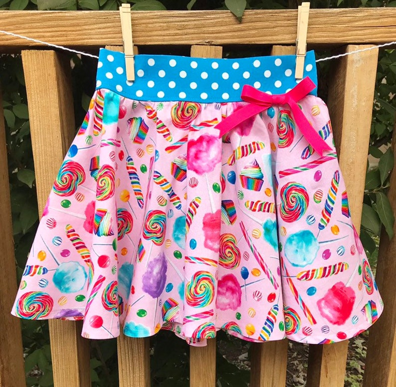 Girl Circle Skirt Girl Twirl Skirt Girl Twirly Skirt Etsy