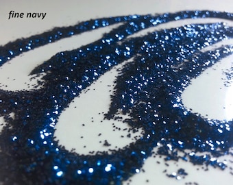 navy blue glitter etsy