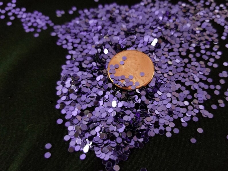 metallic solvent-resistant glitter shapes-purple dots--tumbler--nails