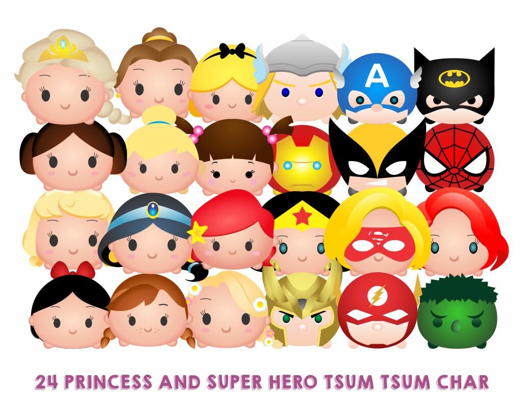 superhero tsum tsum