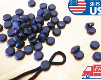 Facemask Round Soft Elastic/string cord with Silicon bead adjusters  Black and White ready to sew.